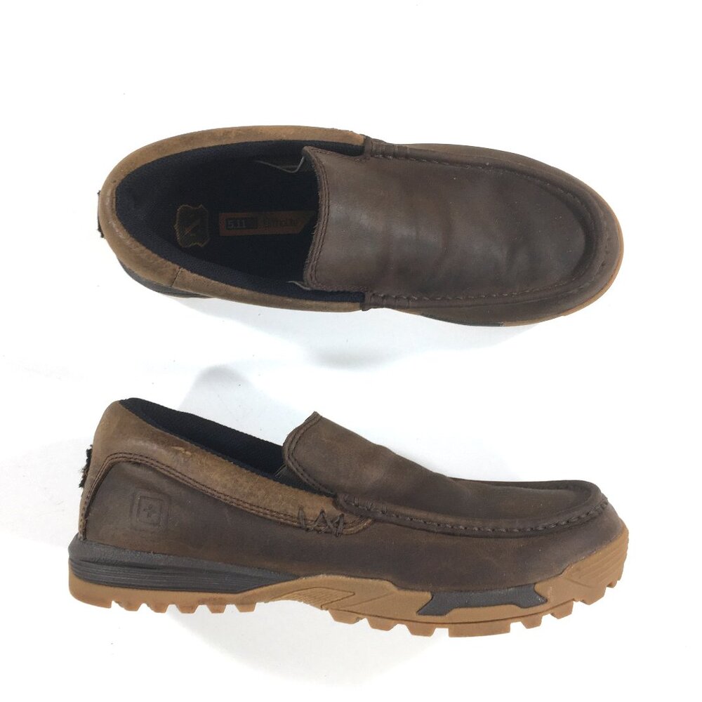 5.11 Tactical CCW Field Ops Slip On Shoes Mens Size 9 Brown Leather